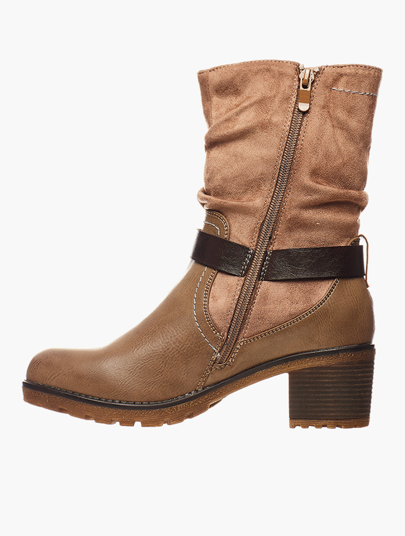 Taupe Zintie MidCalf Boots